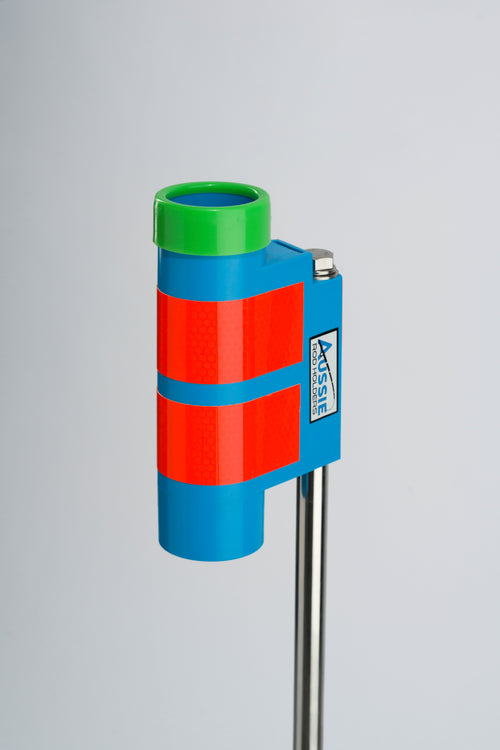 Fishing rod holder with green reel guard