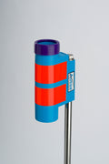 Fishing rod holder with purple reel guard